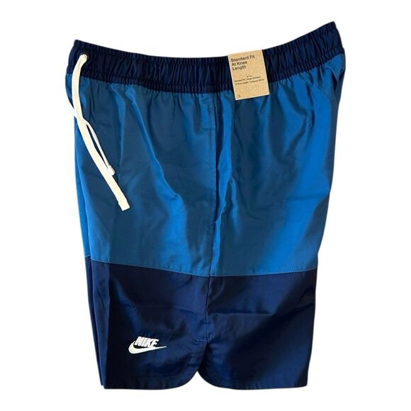 Nike Color Block Swim Trunks Blue DM6831-410 Men’s Size S - Picture 2 of 8